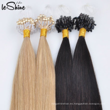 Súper Doble Drawn Micro Laop Ring Russian Loop Hair Extensions